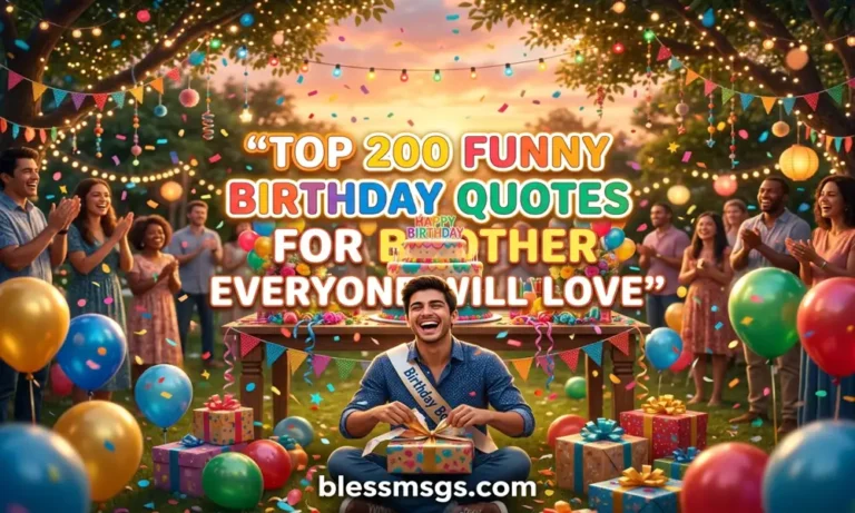 a laughing man in a birthday sash opening gifts at a beach party