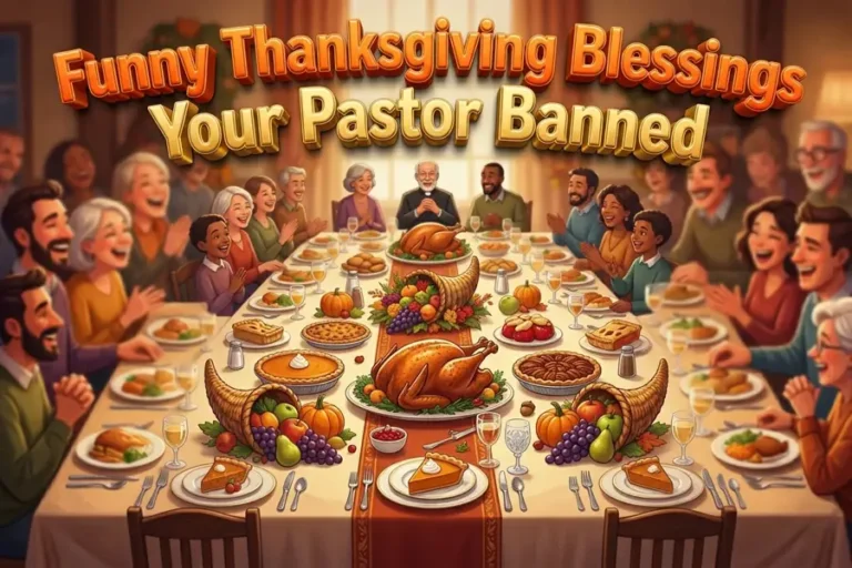 Funny Thanksgiving Blessings Your Pastor Banned