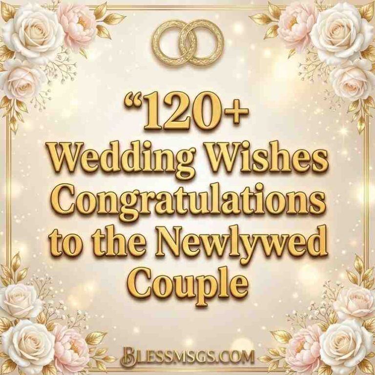 120+ Wedding Wishes & Congratulations to the Newlywed Couple