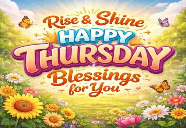 Rise & Shine, Happy Thursday, Blessings for You