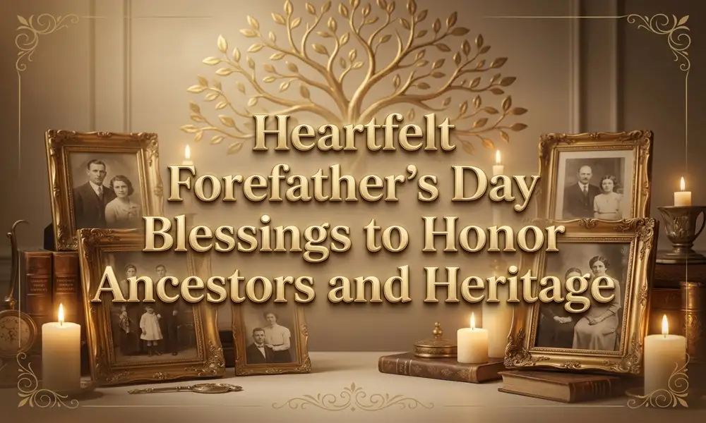 heartfelt-forefathers-day-blessings-banner-with-gold-framed-vintage-portraits-and-candles