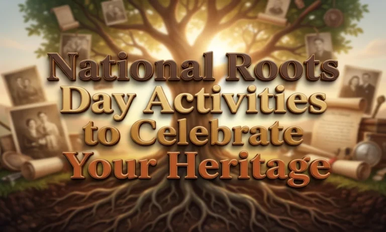 a-promotional-graphic-titled-national-roots-day-activities-to-celebrate-your-heritage-over-a-glowing-tree-with-vintage-family-photos-and-scrolls