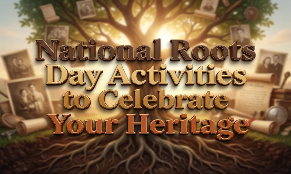 a-promotional-graphic-titled-national-roots-day-activities-to-celebrate-your-heritage-over-a-glowing-tree-with-vintage-family-photos-and-scrolls