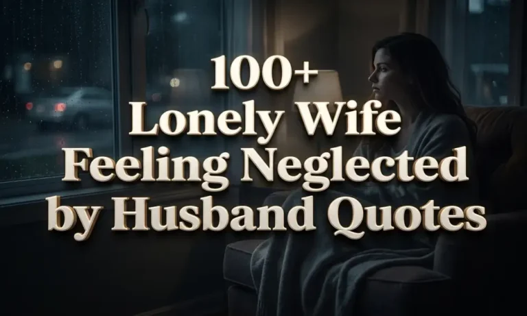 a-woman-sits-alone-in-a-dimly-lit-room-gazing-out-a-rain-streaked-window-at-night-with-bold-text-overlay-reading-100-lonely-wife-feeling-neglected-by-husband-quotes