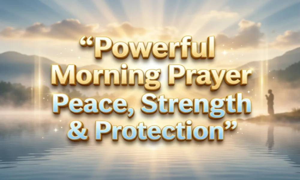 Powerful Morning Prayer for Peace, Strength & Protection