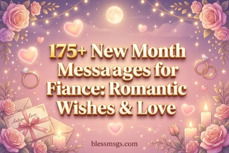 175+ New Month Messages for Fiance: Romantic Wishes & Love