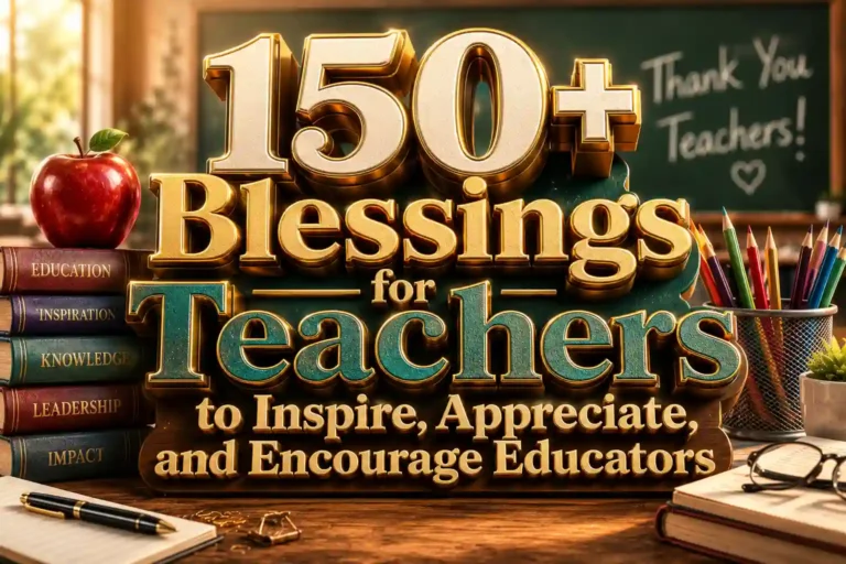 150+ Blessings for Teachers to Inspire, Appreciate, and Encourage Educators