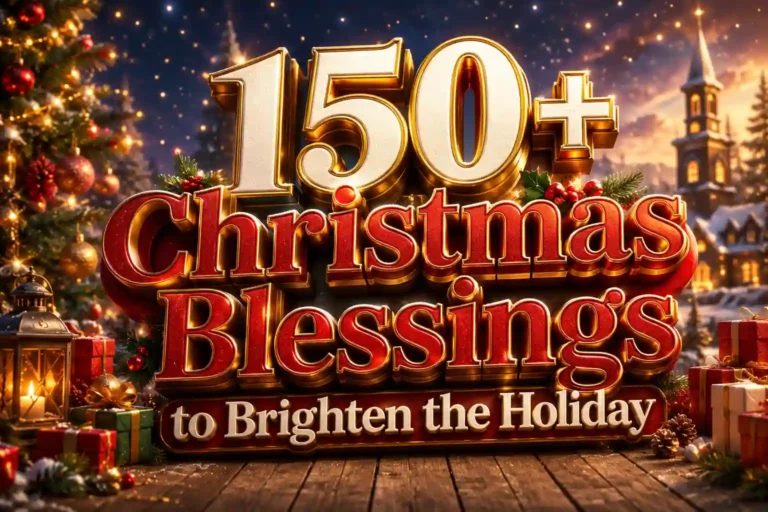 150+ Christmas Blessings to Brighten the Holiday
