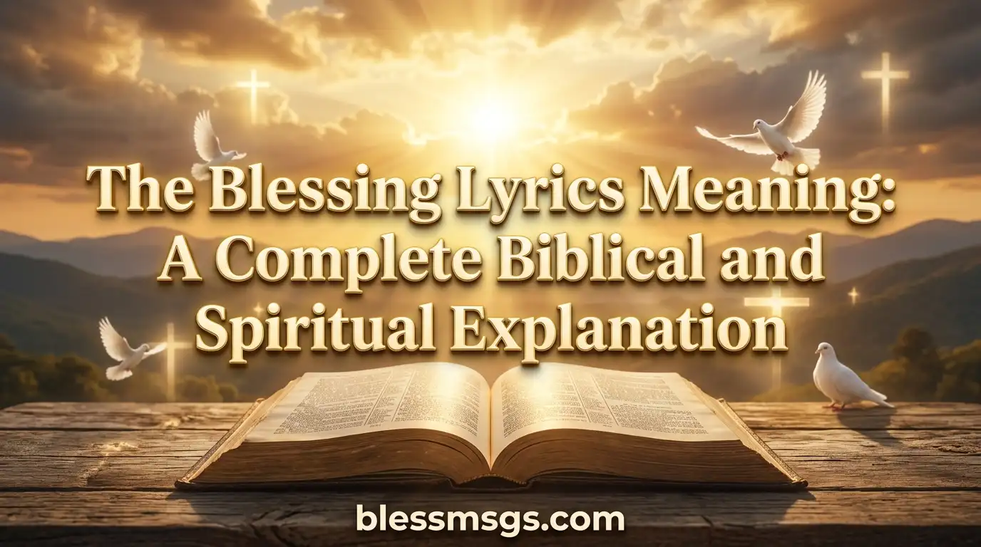 The Blessing Lyrics Meaning: A Complete Biblical and Spiritual Explanation