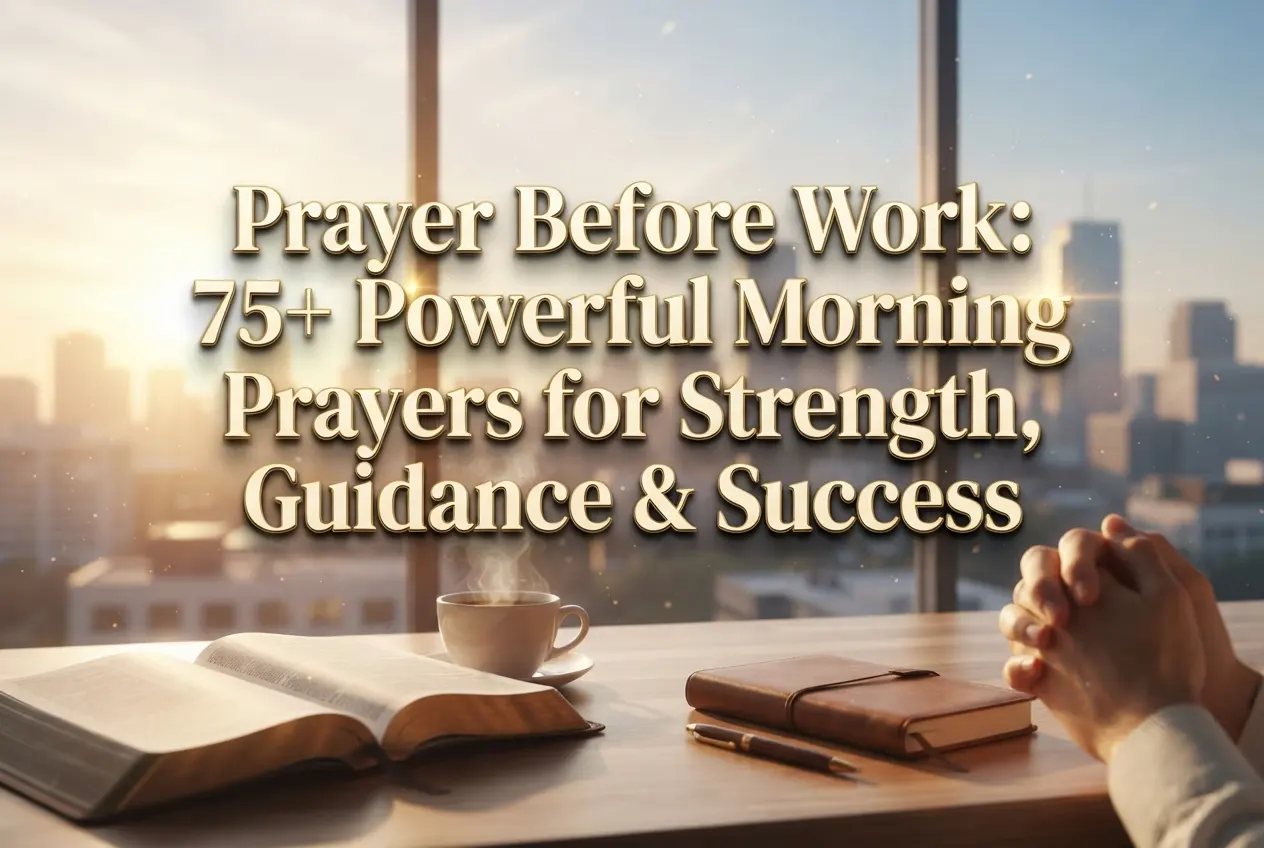 Prayer Before Work 75+ Powerful Morning Prayers for Strength, Guidance & Success