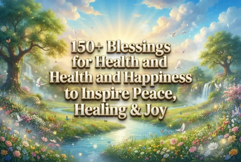 150+ Blessings for Health and Happiness to Inspire Peace, Healing & Joy