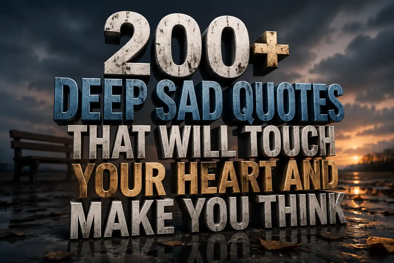 200+ Deep Sad Quotes That Will Touch Your Heart and Make You Think