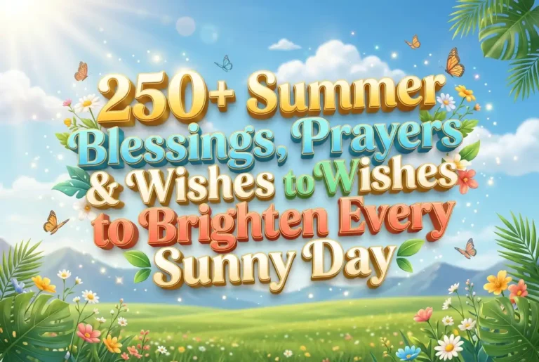 250+ Summer Blessings, Prayers & Wishes to Brighten Every Sunny Day