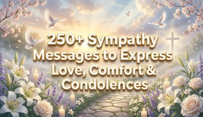 250+sympathy-messages-to Express Love,-comfort-&-condolences