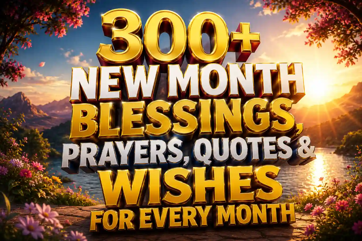 300+ New Month Blessings, Prayers, Quotes & Wishes for Every Month