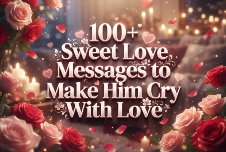 100+ Sweet Love Messages to Make Him Cry With Love