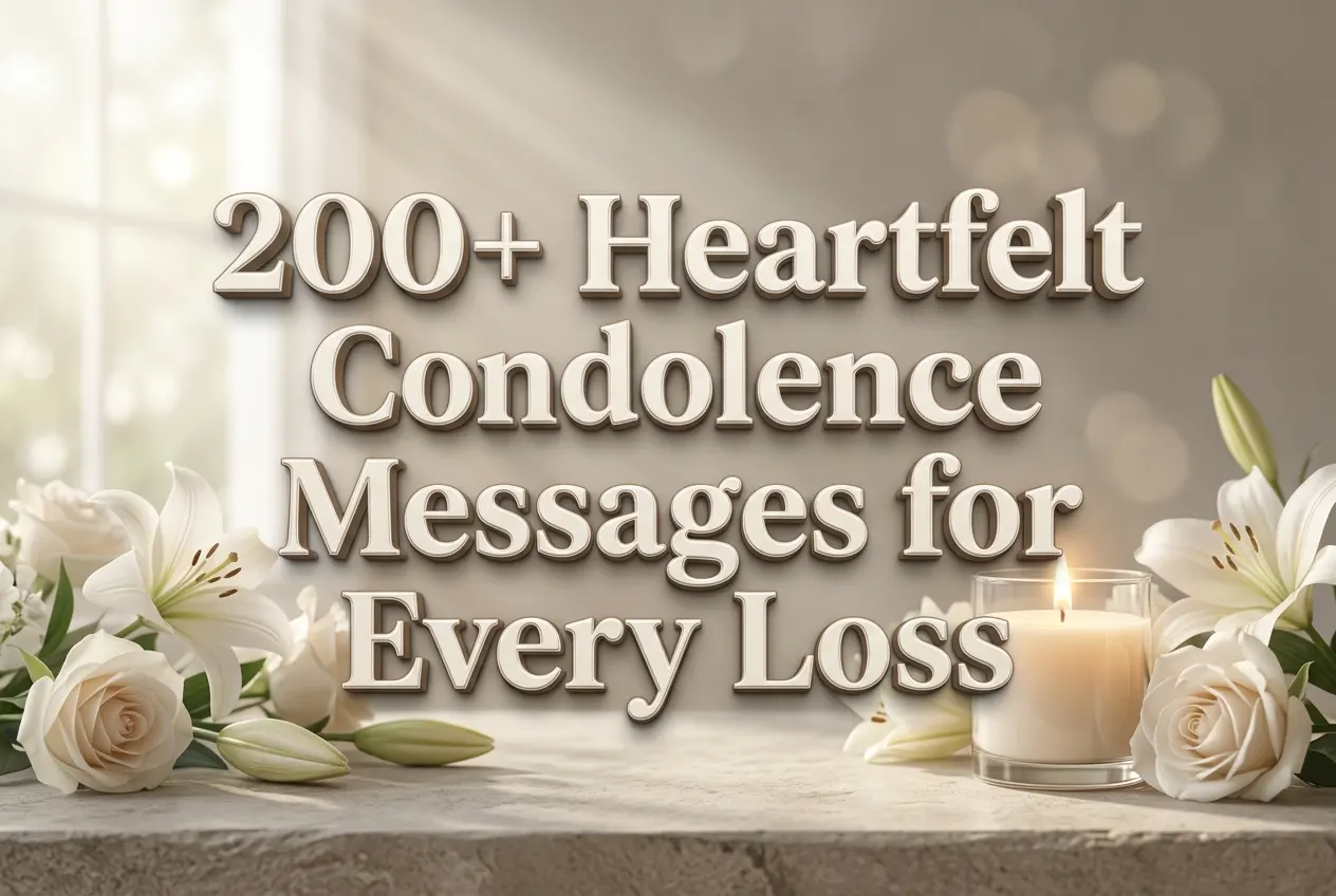 200+ Heartfelt Condolence Messages for Every Loss