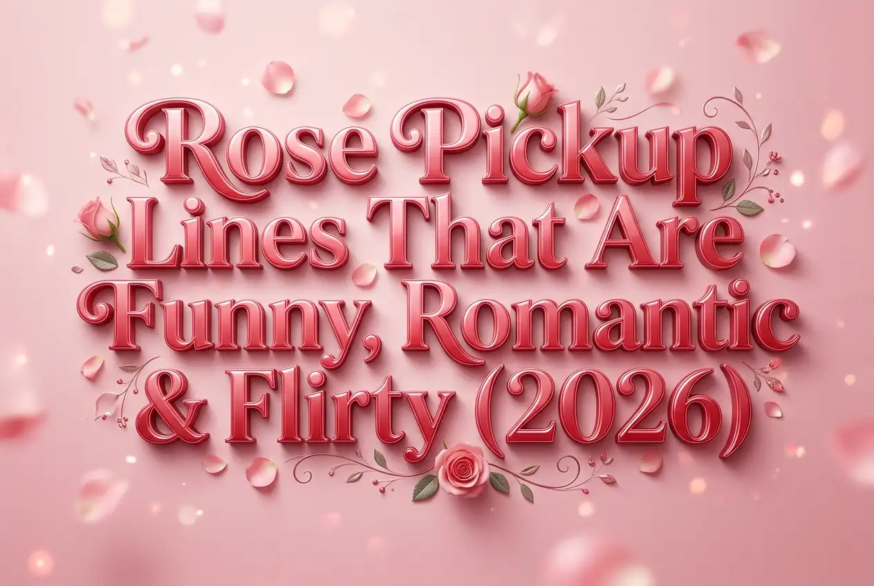 Rose Pickup Lines That Are Funny, Romantic & Flirty (2026)