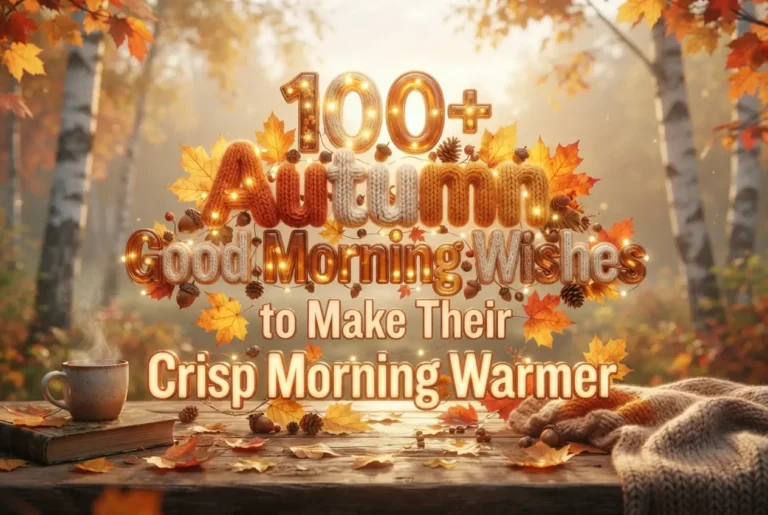 100+ Autumn Good Morning Wishes to Make Their Crisp Morning Warmer
