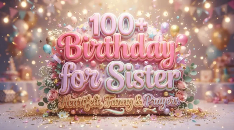 100+ Birthday Wishes for Sister: Heartfelt, Funny & Prayers
