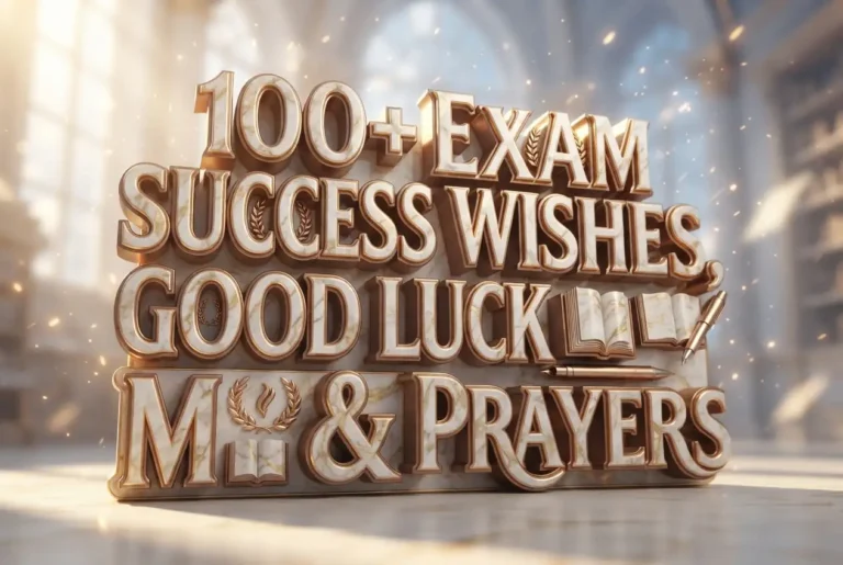 100+ Exam Success Wishes, Good Luck Messages & Prayers