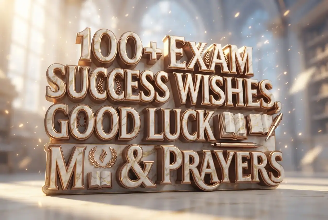 100+ Exam Success Wishes, Good Luck Messages & Prayers
