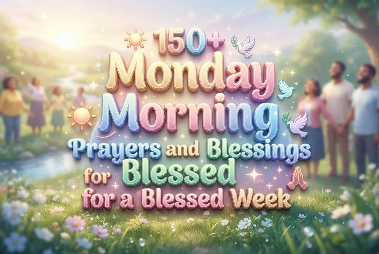 150+ Monday Morning Prayers and Blessings for a Blessed Week
