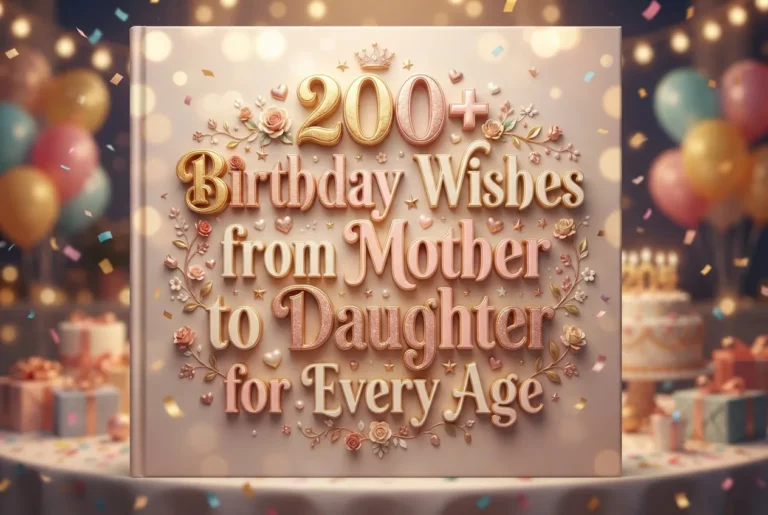 200+ Birthday Wishes from Mother to Daughter for Every Age