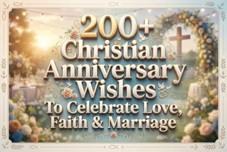 200+ Christian Anniversary Wishes to Celebrate Love, Faith & Marriage