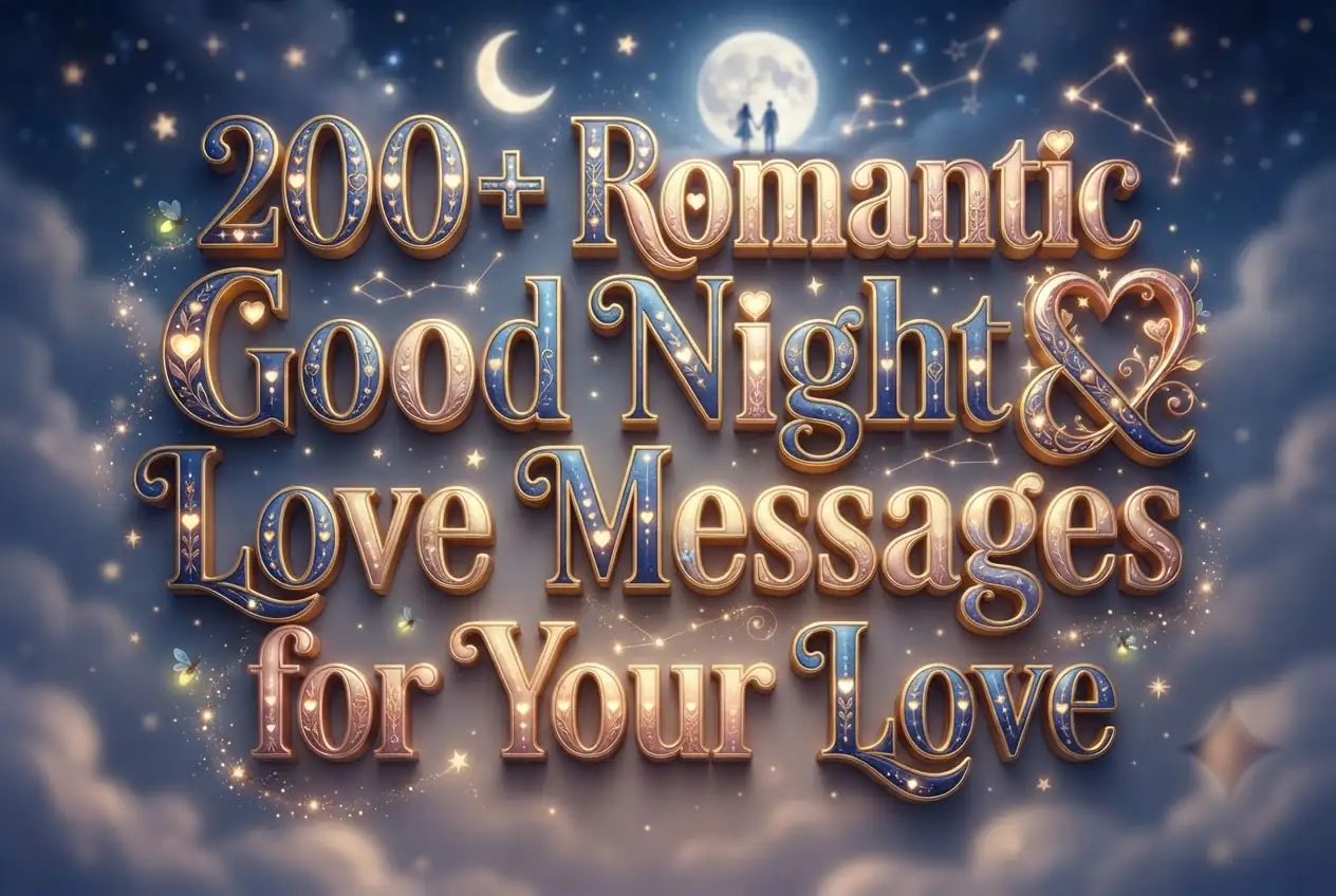 200+ Romantic Good Night Love Messages for Your Love