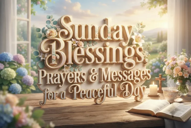 220+ Sunday Blessings, Prayers & Messages for a Peaceful Day