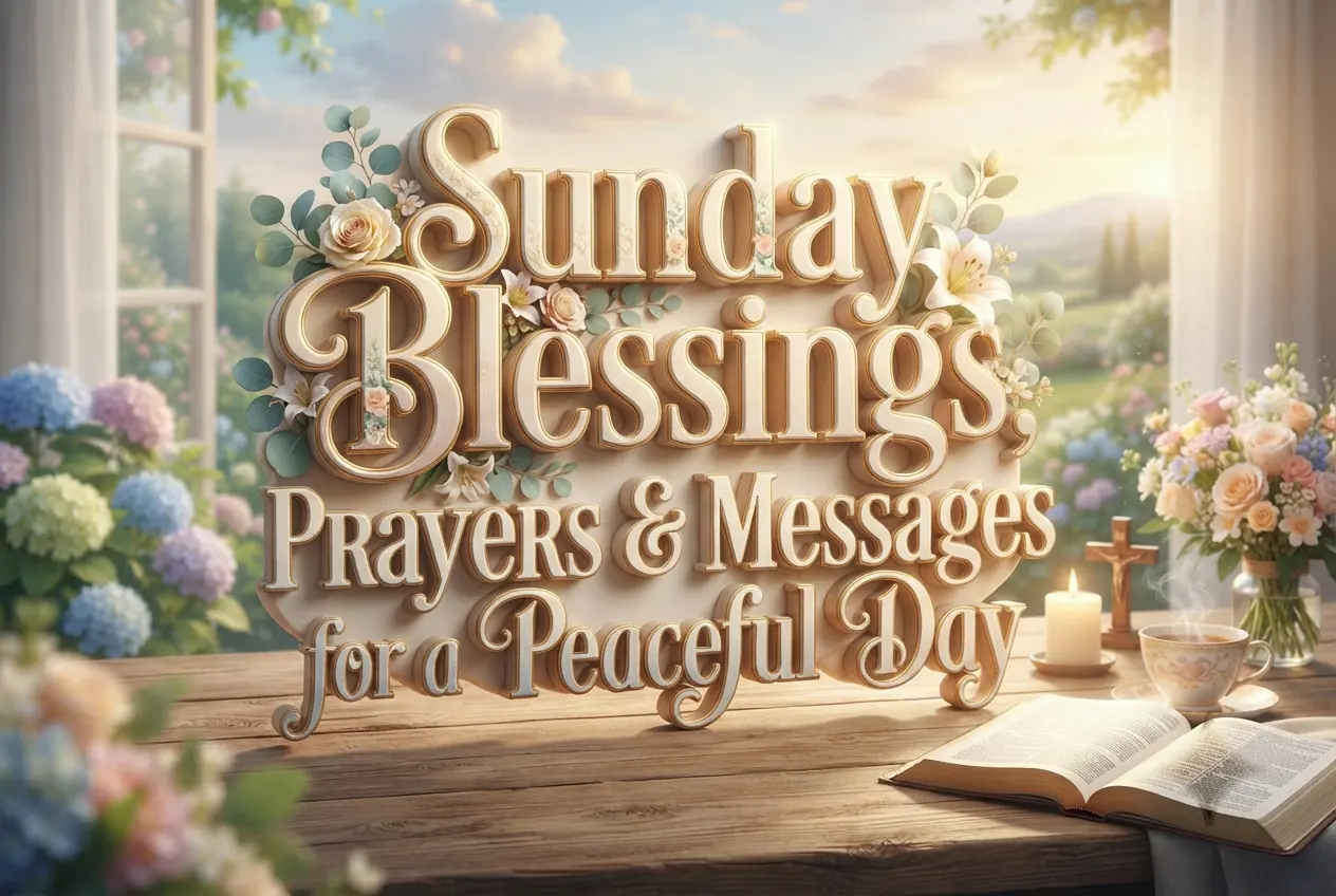 220+ Sunday Blessings, Prayers & Messages for a Peaceful Day