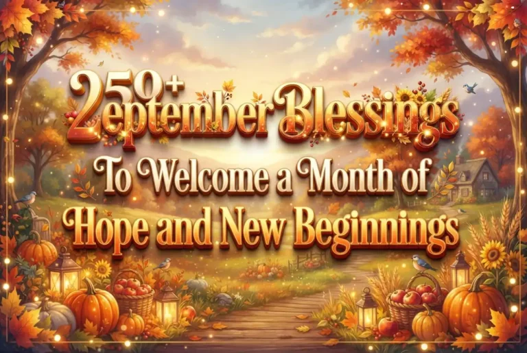 250+ September Blessings to Welcome a Month of Hope and New Beginnings