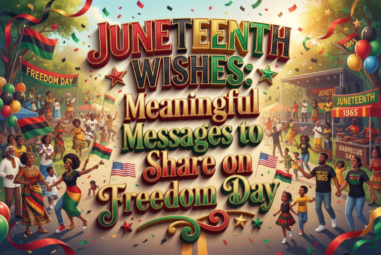 Juneteenth Wishes: Meaningful Messages to Share on Freedom Day