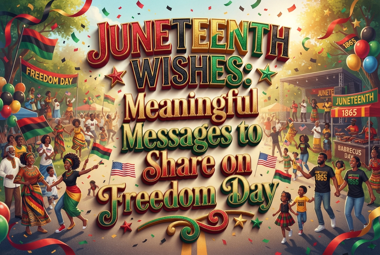 Juneteenth Wishes: Meaningful Messages to Share on Freedom Day