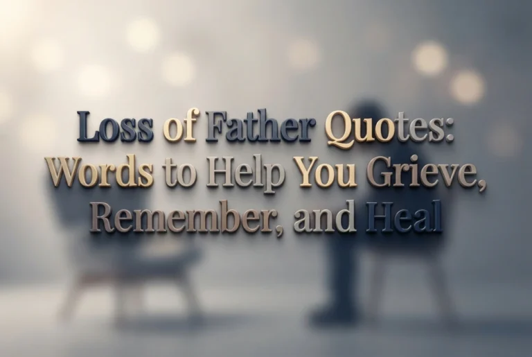 Loss of Father Quotes: Words to Help You Grieve, Remember, and Heal