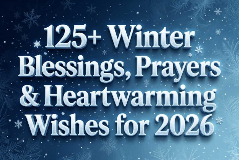 125+ Winter Blessings, Prayers & Heartwarming Wishes for 2026