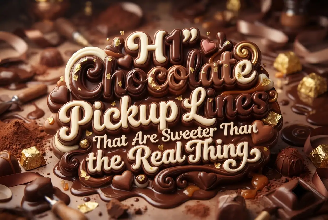 Chocolate Pickup Lines That Are Sweeter Than the Real Thing